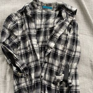 Alice & Olivia Plaid top